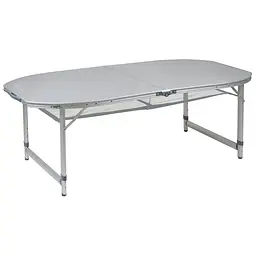 Складний стіл Bo-Camp Premium Oval 150x80 cm Grey (1404405), Сірий - мініатюра 3