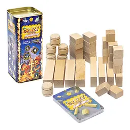 Настільна гра "Crazy Balance Building" Danko Toys CBB-01, 28 карток завдань
