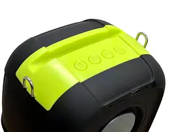 Колонка акумуляторна бумбокс Bluetooth мінідинамік FM приймач радіоприймач USB та LED підсвічування UKC SY-308 6426 - мініатюра 4