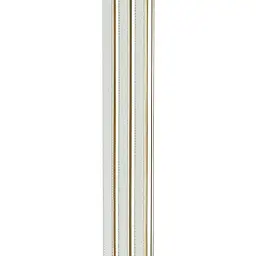 Рейка декоративна Wall Sticker SW-00002130 PS 2900х120х12 мм під білу шкіру із золотом