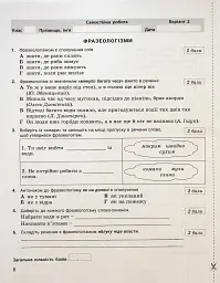 Українська мова. 6 клас. Контроль результатів навчання - мініатюра 5