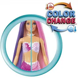 Лялька-русалка Barbie Dreamtopia Кольорова магія (HRP97) - мініатюра 4