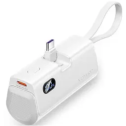 Павербанк Vention White 4800 mAh / 22.5 Вт (FHQW0)