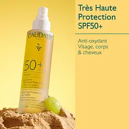 Сонцезахисний засіб Caudalie Vinosun SPF 50+, високий захист, 150 мл - мініатюра 2