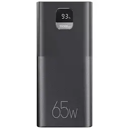 Зовнішній акумулятор Usams павербанк PB68 65W 30000mAh QC3.0+PD Fast Charge Black