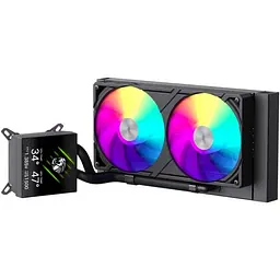 СВО GameMax Glacier 240 LCD Black (GLACIER 240 LCD BK)