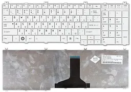 Клавіатура Toshiba Satellite (C650, C650D, C655, C655D, C660, C660, C670, C670D, L650, L650D, L656 L755D, L770, L770D, L775, L775D) Біла - мініатюра 3