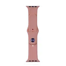 Ремінець Silicone Apple Watch 42/44/45/46/49 mm Pink (12) (12)