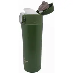 Термочашка Krauzer 350 мл зелена (86-350Matte Khaki) - мініатюра 3