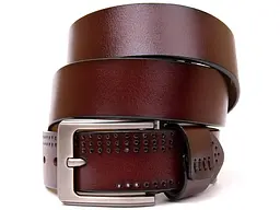 Чоловік шкіряний ремінь Vintage 115х3,6 см acs0016956 - мініатюра 1