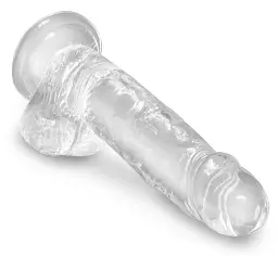 Фалоімітатор Pipedream King Cock 7 Inch, 17.8 см (прозорий) - мініатюра 3