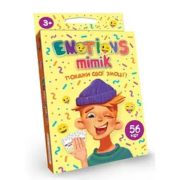Настільна гра Emotions Mimik укр DANKO TOYS (EM-01-01U) (2000903367789) shop (2000903367789)