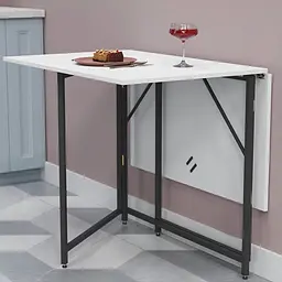 Стіл трансформер книжка Вуді Ferrum-decor 75x130x90 Чорний метал ДСП (FRD-106752)