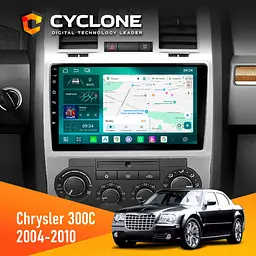 Штатна магнітола Chrysler 300c 2004-2010 Cyclone C9-013 4x64 DSP 4G Cyclone (НФ-00007212)