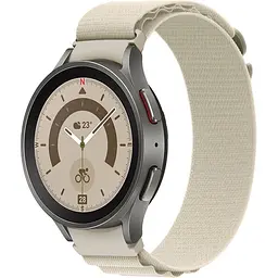 Ремінець для Samsung Galaxy Watch FE - білий Watchbands Cloth Wave ширина кріплення 20мм нейлоновий (FEWB70808818)