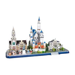 Пазл Cubic Fun Тривимірна головоломка-конструктор City Line Баварія (MC267h) - мініатюра 2