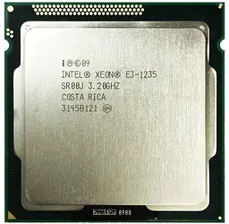 Процесор Intel Xeon e3-1235 3.2-3.6 GHz, LGA1155 95W (Core i7-2600) Б/В