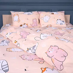 Простирадло MirSon Бязь 17-0665 Cream Kittens 110х160 см (2200010042504)