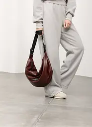 Жіноча сумка Sambag HOBO Bag-glove бургунді 50 х 28 х 5 см (53400013) - мініатюра 4
