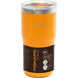 Термокружка Fiskars On-The-Go помаранчевий 500 мл (1078761)