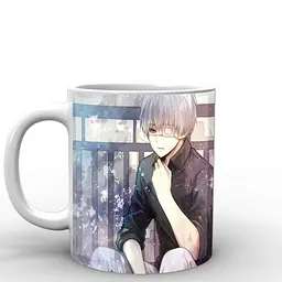 Кухоль GeekLand Tokyo Ghoul Токійський гуль кен та туока TG.02.017 330 мл білий - мініатюра 2