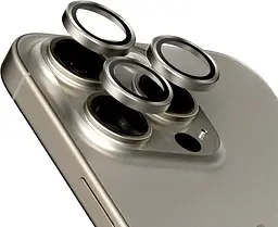 Захисне скло iLera FocusPro Lens for Camera для Apple iPhone 15 Pro/15 Pro Max Natural Titanium [iLFPNT15PrMx] [97712] - мініатюра 2