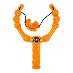 Дитяча рогатка XG88-23Orange 3 м'які кульки, в сітці - мініатюра 2