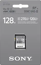 Sony Карта пам'яті 128GB SDXC C10 UHS-II U3 V60 R270/W120MB/s Entry - мініатюра 3