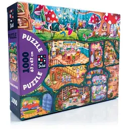 Пазли VLADI TOYS De.tail Будиночок мишенят DT1000-15