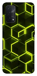 Чохол Demsky Neon hexagon для Oppo A54 4G