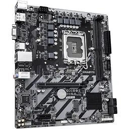 Материнська плата Gigabyte LGA1851, H810M S2H, H810, 2xDDR5, 1xPCI-E 4.0 x16, 1xPCI-E 3.0 x1, 4xSATA3, 1xM.2, Realtek 7.1, Realtek GbE, VGA/HDMI/DP, MicroATX - мініатюра 3