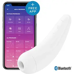 Вакуумний стимулятор Satisfyer Curvy 2+ White - мініатюра 5