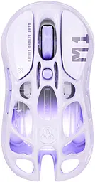 GravaStar Миша Mercury M1 Pro, magnesium alloy body, BT/WL/USB-A, RGB, Lavender Purple