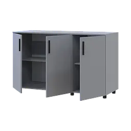 Комод Doros Торн Сірий 3 ДСП 135х51.6х80 (41510171) - мініатюра 2