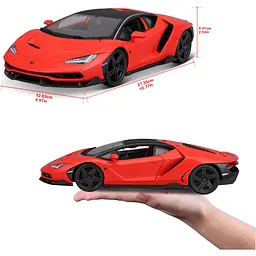 Ігрова автомодель Maisto Lamborghini Centenario 1:18 (31386 orange) - мініатюра 14