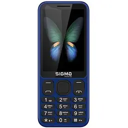 Мобільний телефон Sigma mobile X-style 351 Lider, синій, 2 Micro-SIM + Nano-SIM, дисплей 3.5" кольоровий (320x480), моноблок