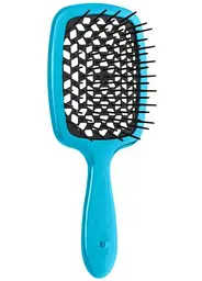 Щітка для волосся Janeke Superbrush Синя з чорним