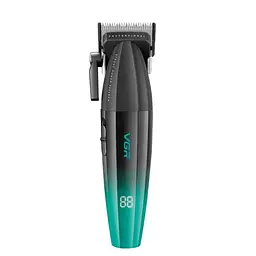 Машинка для стрижки (clipper) VGR V-003, 6 насадок, Green