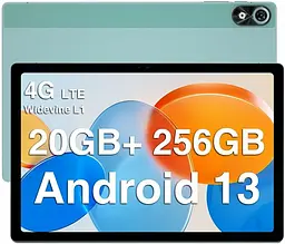 Планшет DOOGEE T10 Plus 8/256Gb Green (чехол)