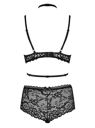 Комплект білизни Obsessive Raquelia L/XL чорний - мініатюра 6