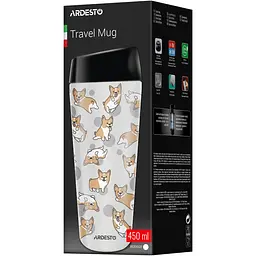 Термокухоль Ardesto Coffee Time Corgi 450 мл (AR2645CR) - мініатюра 4