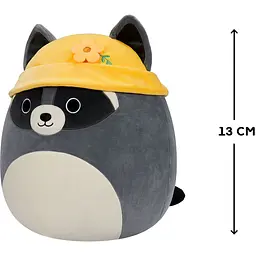 М'яка іграшка Squishmallows Єнот Роккі 13 см (SQER00820) - мініатюра 4