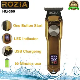 Професійна бездротова машинка для стриження волосся Rozia Pro HQ-309 машинка для волосся бороди - мініатюра 5