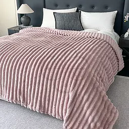 Плед шарпей 180*220 см Рожевий-пудра COLORFUL HOME