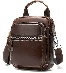 Чоловіча шкіряна сумка на пояс Vintage 19х15,5х4,5 см acs0018177