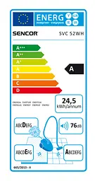Пилосос Sencor SVC 52WH-EUE3 (7200556) - мініатюра 3