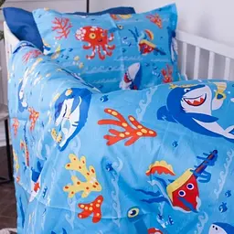Простирадло MirSon Kids Time Сатін, 22-1314, Cerulean - мініатюра 6