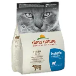 Сухий корм для стерилізованих котів Almo Nature Holistic Sterilized з яловичиною 2 кг