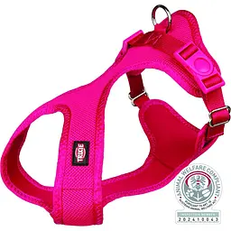 Шлея Trixie нейлонова Soft S-M 35-60 см / 20 мм (рожева) - мініатюра 2