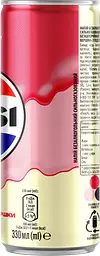 Напій Pepsi Полуниця та вершки безалкогольний сильногазований з/б 0.33 л  - мініатюра 2